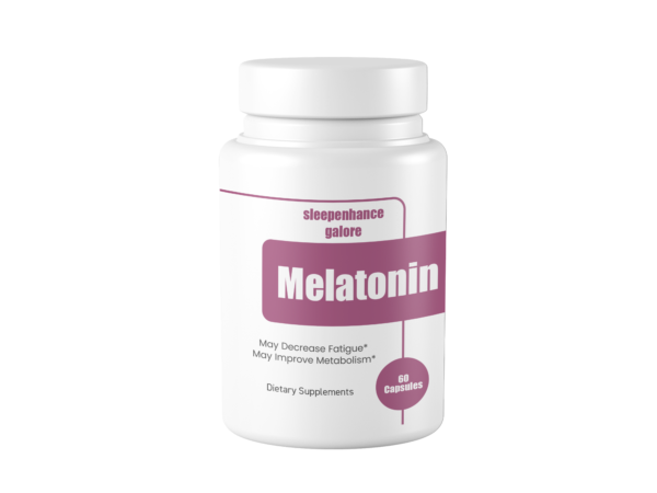 Bottle of 2x Melatonin Capsules 60 Capsules